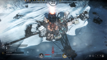 Frostpunk - Screen zum Spiel Strategie Titel Frostpunk.