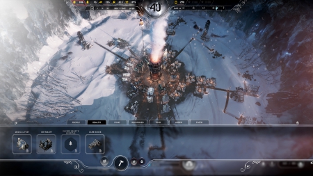 Frostpunk - Screen zum Spiel Strategie Titel Frostpunk.