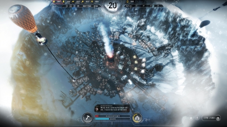 Frostpunk - Screen zum Spiel Strategie Titel Frostpunk.