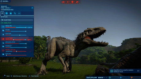 Jurassic World Evolution: Screen zum Spiel Jurassic World Evolution.