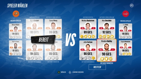 NHL 18: Screenshots aus dem Spiel