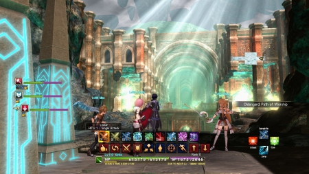  - Screen zum Titel Sword Art Online: Hollow Realization Deluxe Edition.