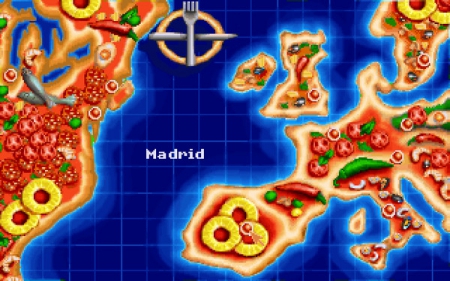  - Screen zum Spiel Pizza Connection.