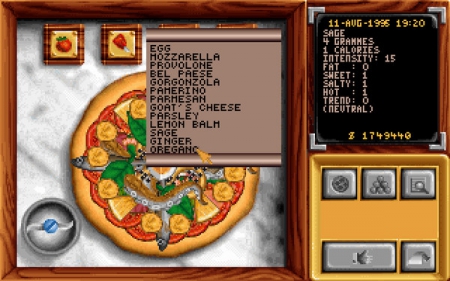  - Screen zum Spiel Pizza Connection.