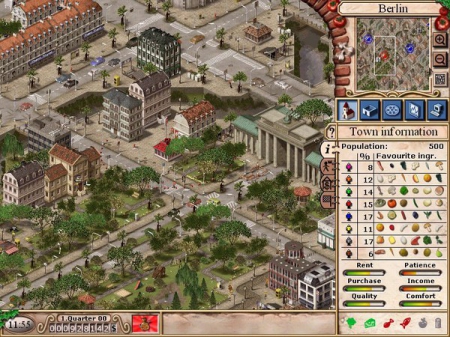  - Screen zum Spiel Pizza Connection 2.