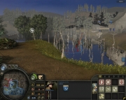 Company of Heroes: Opposing Fronts - Company of Heroes: Opposing Fronts - 4 Spieler Karte - The Last Sunset - Rechts die kleine Insel und links der kleine See.