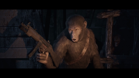  - Screen zum Spiel Planet of the Apes: Last Frontier.
