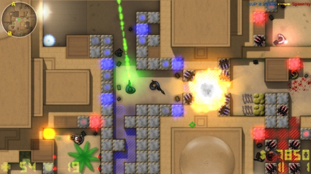  - Screen zum Spiel CS2D.