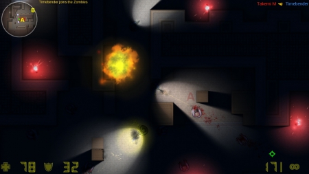  - Screen zum Spiel CS2D.