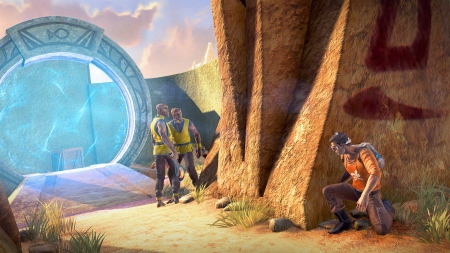  - Screen zum Spiel Outcast - Second Contact.
