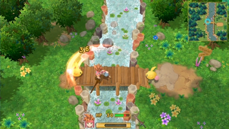  - Screen zum Spiel Secret of Mana.