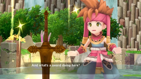  - Screen zum Spiel Secret of Mana.