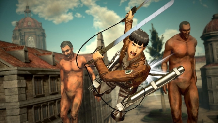  - Screen zum Spiel Attack on Titan 2.