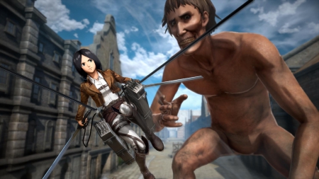  - Screen zum Spiel Attack on Titan 2.