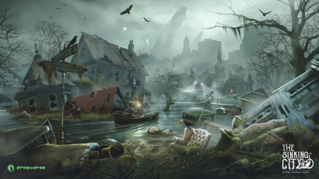  - Screen zum Spiel  The Sinking City.