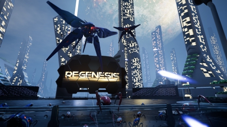  - Screen zum Spiel REGENESIS Arcade DELUXE.