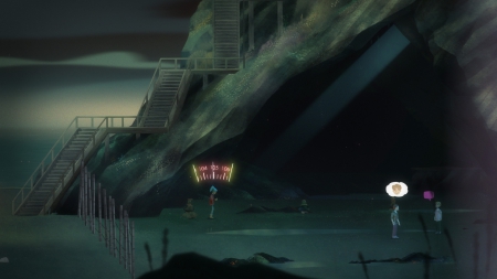 - Screen zum Spiel Oxenfree.
