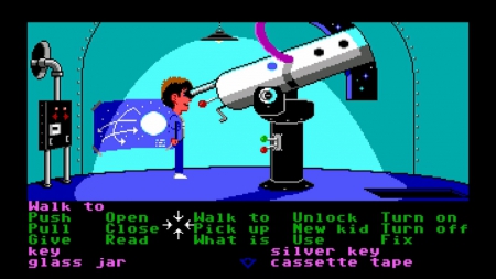  - Screen zum Spiel Maniac Mansion.