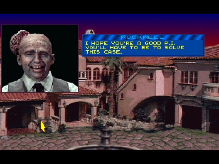  - Screen zum Spiel Tex Murphy: Martian Memorandum.