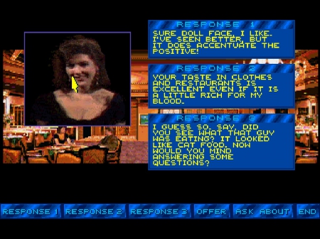  - Screen zum Spiel Tex Murphy: Martian Memorandum.