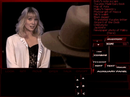  - Screen zum Spiel Tex Murphy: The Pandora Directive.
