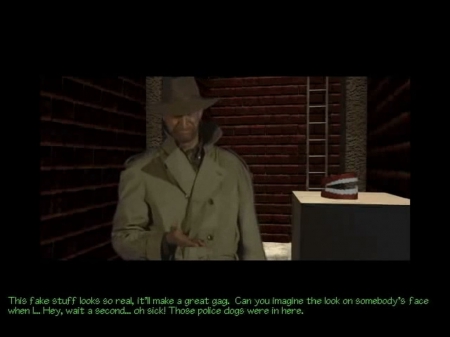  - Screen zum Spiel Tex Murphy: The Pandora Directive.