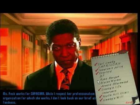  - Screen zum Spiel Tex Murphy: Overseer.