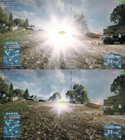 Battlefield 3 - Mit dem kommenden Update soll das Tactical-Light etwas reduziert werden. Hier ein vorher -nachher Screen.