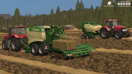 Landwirtschafts-Simulator 17 Strohbergung Addon: Screen zum Titel Landwirtschafts-Simulator 17 - Strohbergung Addon.