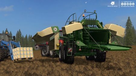 Landwirtschafts-Simulator 17 Strohbergung Addon: Screen zum Titel Landwirtschafts-Simulator 17 - Strohbergung Addon.