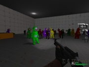 Left 4 Dead - Screenshot aus der Left 4 Dead Teletubbies Modifikation.