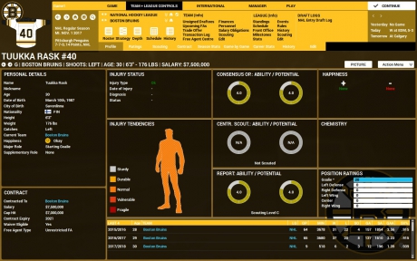 Franchise Hockey Manager 4 - Screen zum Spiel.