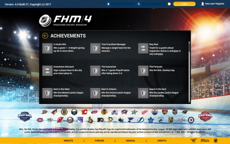 Franchise Hockey Manager 4: Screen zum Spiel.