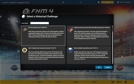 Franchise Hockey Manager 4: Screen zum Spiel.