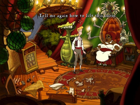 The Curse of Monkey Island - Screen zum Spiel.