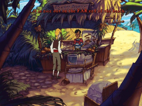 The Curse of Monkey Island - Screen zum Spiel.