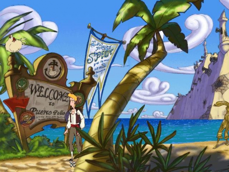 The Curse of Monkey Island - Screen zum Spiel.