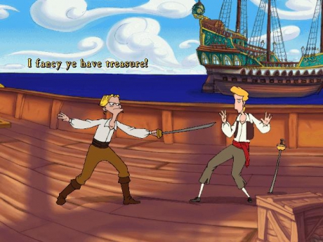 The Curse of Monkey Island - Screen zum Spiel.