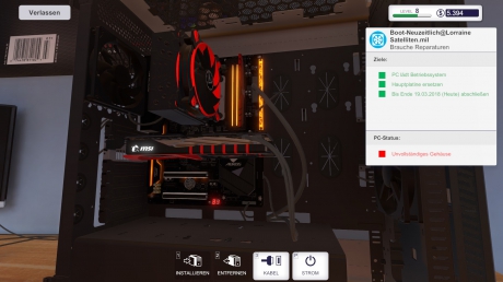 PC Building Simulator: Screenshots aus dem Spiel