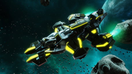  - Screen zum Spiel  Drone Swarm.