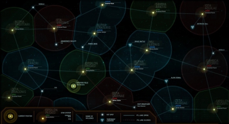  - Screen zum Spiel  Drone Swarm.