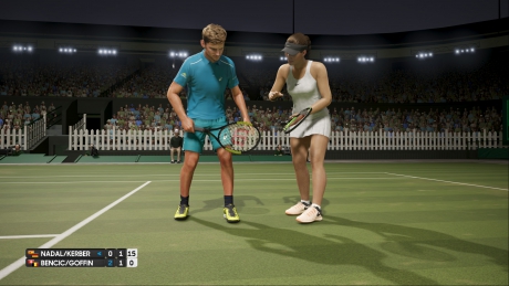AO International Tennis: Screen zum Spiel.