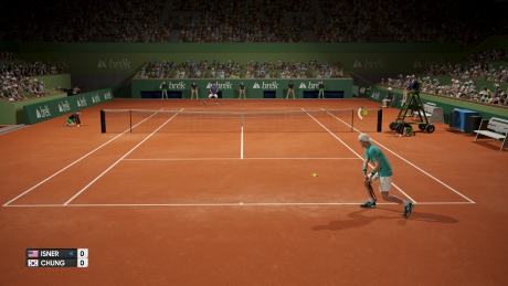 AO International Tennis: Screen zum Spiel.