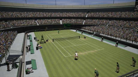 AO International Tennis: Screen zum Spiel.