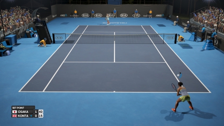 AO International Tennis: Screen zum Spiel.