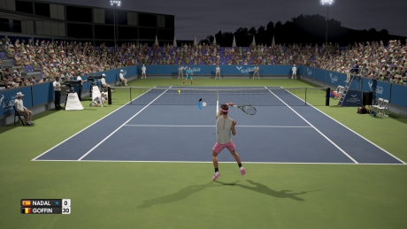 AO International Tennis: Screen zum Spiel.