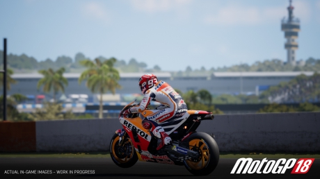  - Screen zum Spiel  MotoGP 18.