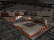 Team Fortress 2: Screen aus der Map Capture Point Starship.