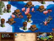 Age of Empires II: The Conquerors: Die Wikinger verteidigen ihre Häfen im kühlen Norden.