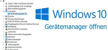 Allgemein - Windows 10: Gerätemanager öffnen - so geht's